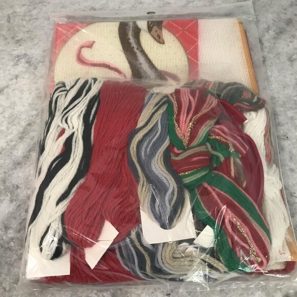 Needle Treasures Needlepoint Christmas Goose Stocking Kit 11.5x18 USA Sealed - Picture 5 of 5